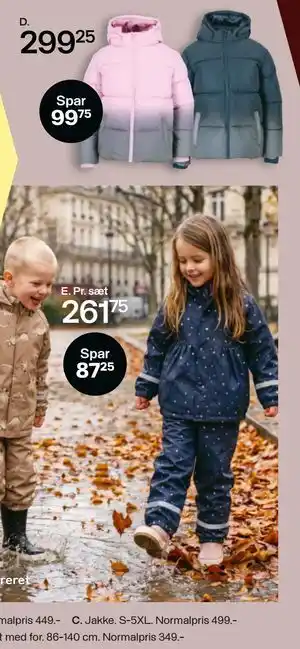 Bilka Jakke med reflekseffekt tilbud