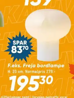 Bilka Freja bordlampe tilbud