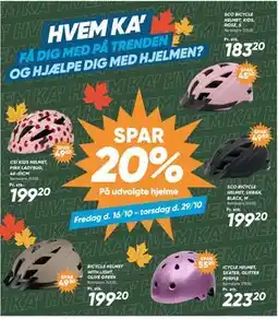 Bilka udvalgte hjelme tilbud