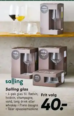 Bilka Salling glas tilbud