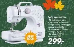 Bilka Epiq symaskine tilbud