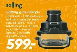 Bilka Salling glas airfryer tilbud