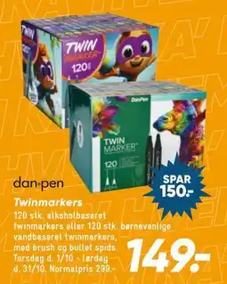 Bilka Twinmarkers tilbud