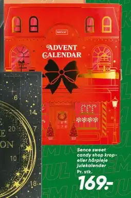 Bilka Sence sweet candy shop krop- eller hårpleje julekalender tilbud