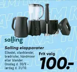Bilka Salling elapparater tilbud