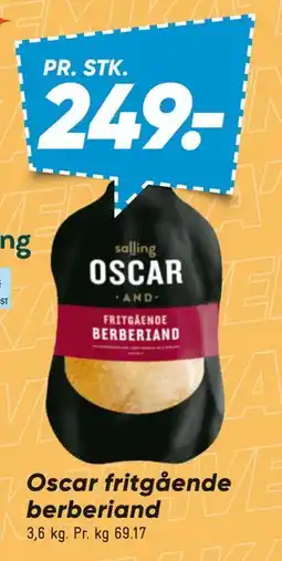 Bilka Oscar fritgående berberiand tilbud