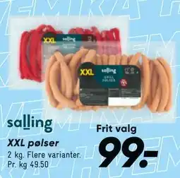 Bilka XXL pølser tilbud
