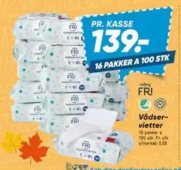 Bilka Salling Fri Vådservietter tilbud
