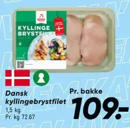 Bilka Dansk kyllingebrystfilet tilbud