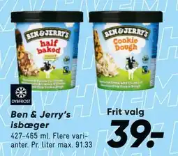 Bilka Ben & Jerry’s isbæger tilbud