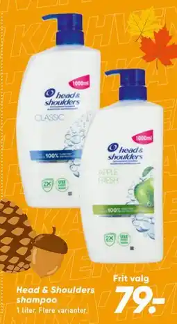 Bilka Head & Shoulders shampoo tilbud