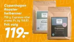 Bilka Copenhagen Roaster helbønner tilbud