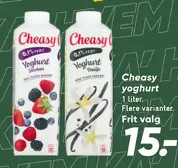 Bilka Cheasy yoghurt tilbud