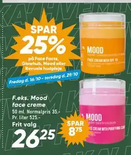 Bilka Mood face creme tilbud