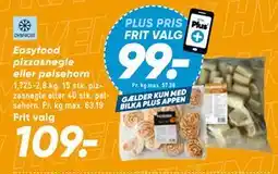 Bilka Easyfood pizzasnegle eller pølsehorn tilbud
