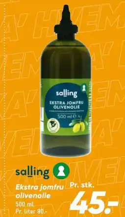 Bilka salling Ekstra jomfru olivenolie tilbud