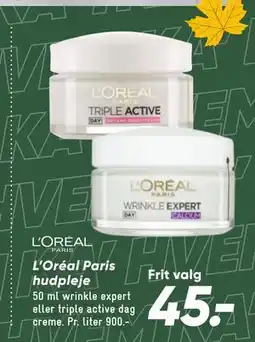 Bilka L’Oréal Paris hudpleje tilbud