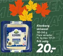 Bilka Klovborg skiveost tilbud