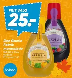 Bilka Den Gamle Fabrik marmelade tilbud