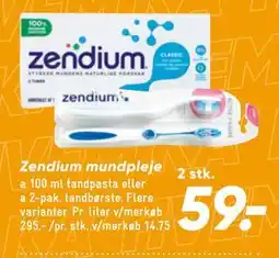 Bilka Zendium mundpleje tilbud