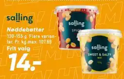 Bilka salling Nøddebøtter tilbud