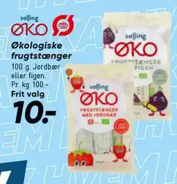 Bilka Økologiske frugtstænger tilbud