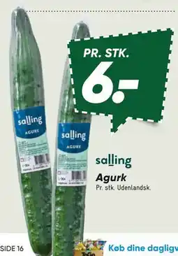 Bilka Agurk tilbud