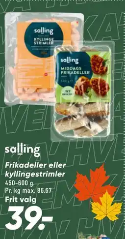 Bilka Frikadeller eller kyllingestrimler tilbud