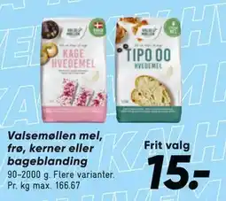 Bilka Valsemøllen mel, frø, kerner eller bageblanding tilbud