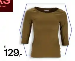 Føtex Top med 3/4 ærme tilbud