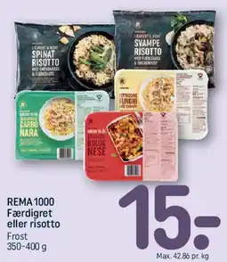 REMA 1000 REMA 1000 Færdigret eller risotto tilbud