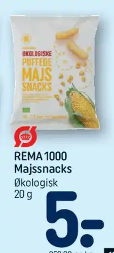 REMA 1000 REMA1000 Majssnacks tilbud