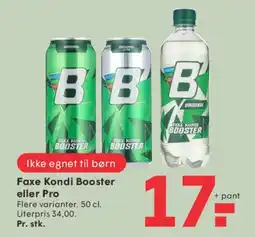SPAR Faxe Kondi Booster eller Pro tilbud