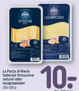 REMA 1000 La Pasta di Maria - Fettuccine eller Lasagneplader tilbud