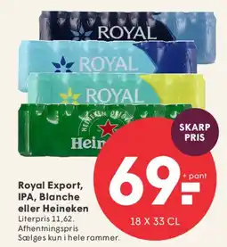 SPAR Royal / Heineken 18 x 33 cl tilbud
