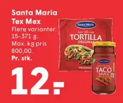 SPAR Santa Maria Tex Mex tilbud