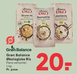SPAR Grøn Balance Økologisk Ris tilbud