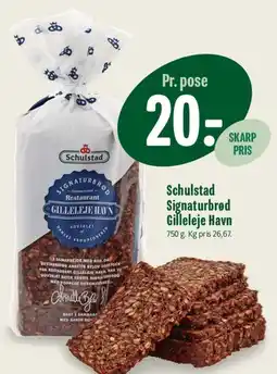 Min Købmand Schulstad Signaturbrød Gilleleje Havn tilbud
