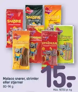 REMA 1000 Malaco snører, strimler eller stjerner tilbud