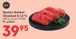 SPAR Gestus Hakket Oksekød 8-12 % tilbud