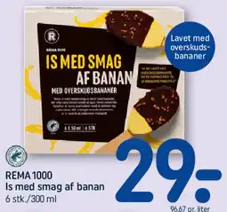 REMA 1000 Is med smag af banan tilbud