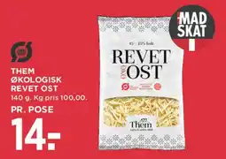 MENY Them økologisk revet ost tilbud