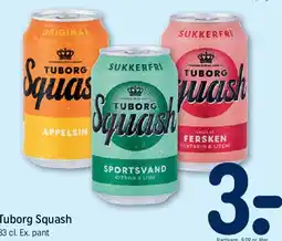 REMA 1000 Tuborg Squash tilbud
