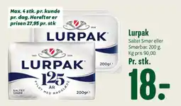 Min Købmand Lurpak tilbud