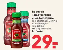 SPAR Beauvais Tomatketchup eller Tomatpuré tilbud