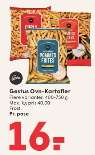 Gestus Ovn-Kartofler