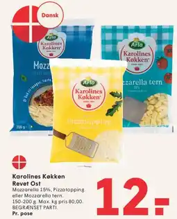 SPAR Karolines Køkken Revet Ost tilbud