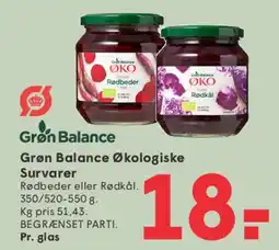 SPAR Grøn Balance Økologiske Survarer tilbud