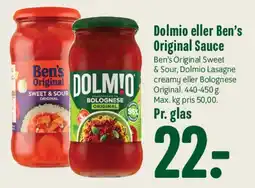 Min Købmand Dolmio eller Ben's Original Sauce tilbud
