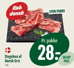 Min Købmand Stegeben af Dansk Gris tilbud